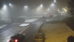 Křižovatka ulic Velká Dlážka a Polní