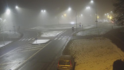 Křižovatka ulic Velká Dlážka a Polní