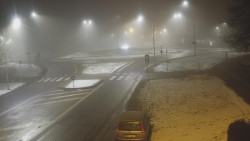 Křižovatka ulic Velká Dlážka a Polní