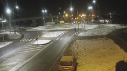 Křižovatka ulic Velká Dlážka a Polní