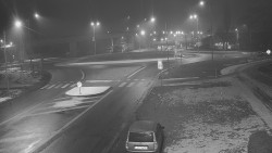 Křižovatka ulic Velká Dlážka a Polní