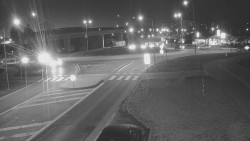 Křižovatka ulic Velká Dlážka a Polní