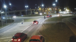 Křižovatka ulic Velká Dlážka a Polní