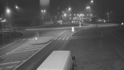 Křižovatka ulic Velká Dlážka a Polní