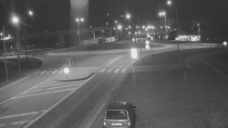 Křižovatka ulic Velká Dlážka a Polní