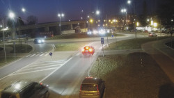 Křižovatka ulic Velká Dlážka a Polní