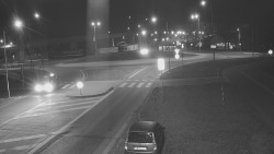 Křižovatka ulic Velká Dlážka a Polní