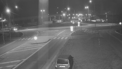 Křižovatka ulic Velká Dlážka a Polní