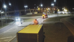 Křižovatka ulic Velká Dlážka a Polní