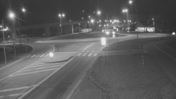 Křižovatka ulic Velká Dlážka a Polní