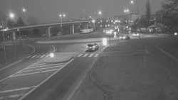 Křižovatka ulic Velká Dlážka a Polní