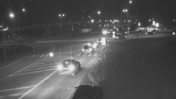 Křižovatka ulic Velká Dlážka a Polní