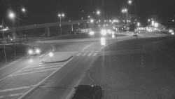 Křižovatka ulic Velká Dlážka a Polní