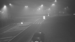 Křižovatka ulic Velká Dlážka a Polní