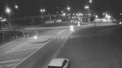 Křižovatka ulic Velká Dlážka a Polní