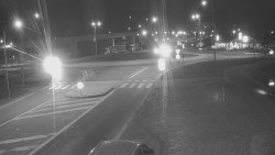 Křižovatka ulic Velká Dlážka a Polní