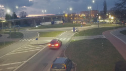 Křižovatka ulic Velká Dlážka a Polní