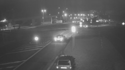 Křižovatka ulic Velká Dlážka a Polní