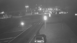 Křižovatka ulic Velká Dlážka a Polní