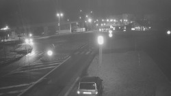 Křižovatka ulic Velká Dlážka a Polní