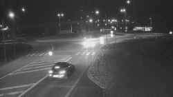 Křižovatka ulic Velká Dlážka a Polní