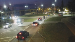 Křižovatka ulic Velká Dlážka a Polní