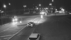 Křižovatka ulic Velká Dlážka a Polní