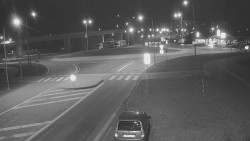 Křižovatka ulic Velká Dlážka a Polní