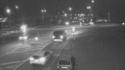 Křižovatka ulic Velká Dlážka a Polní