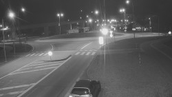 Křižovatka ulic Velká Dlážka a Polní