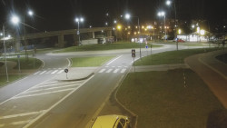 Křižovatka ulic Velká Dlážka a Polní