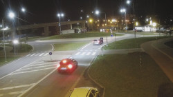 Křižovatka ulic Velká Dlážka a Polní