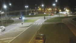 Křižovatka ulic Velká Dlážka a Polní