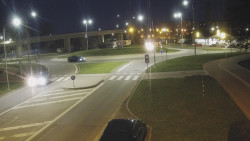 Křižovatka ulic Velká Dlážka a Polní