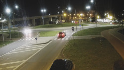 Křižovatka ulic Velká Dlážka a Polní