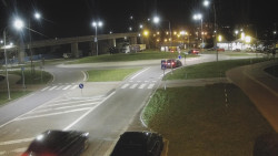 Křižovatka ulic Velká Dlážka a Polní