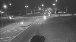 Křižovatka ulic Velká Dlážka a Polní