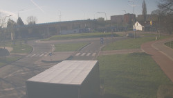 Křižovatka ulic Velká Dlážka a Polní