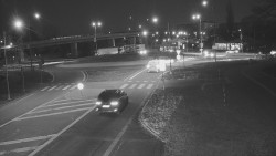 Křižovatka ulic Velká Dlážka a Polní