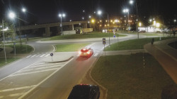 Křižovatka ulic Velká Dlážka a Polní