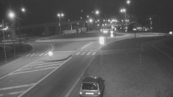 Křižovatka ulic Velká Dlážka a Polní