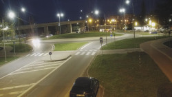 Křižovatka ulic Velká Dlážka a Polní