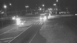 Křižovatka ulic Velká Dlážka a Polní