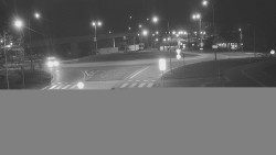 Křižovatka ulic Velká Dlážka a Polní