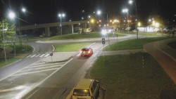 Křižovatka ulic Velká Dlážka a Polní