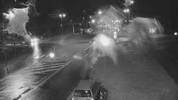 Křižovatka ulic Velká Dlážka a Polní