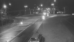 Křižovatka ulic Velká Dlážka a Polní