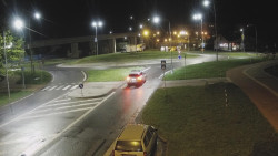 Křižovatka ulic Velká Dlážka a Polní