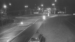 Křižovatka ulic Velká Dlážka a Polní