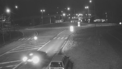 Křižovatka ulic Velká Dlážka a Polní